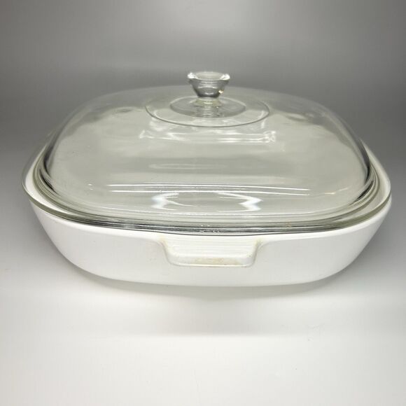 Corning Ware P-10-B Blue Cornflower 10" Covered Casserole Dish w/ Glass Lid Vtg - Picture 2 of 14